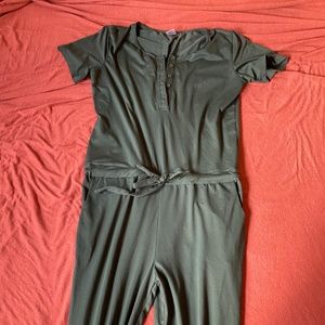 Senita Green Weekend Jumpsuit
